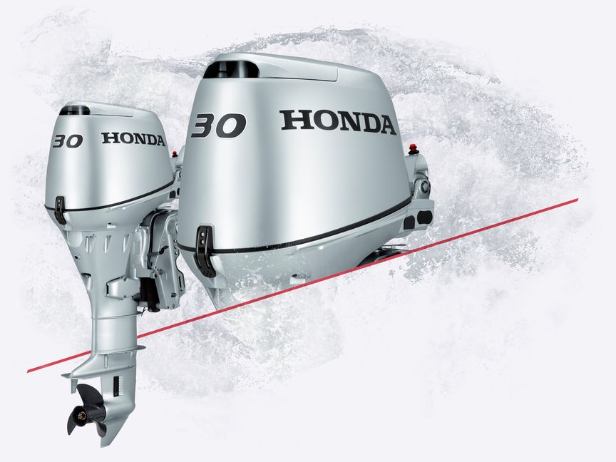 2 moteurs Honda BF30