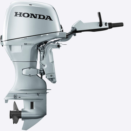 Gros plan d'un moteur Honda