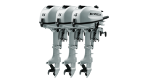 Moteurs BF4, BF5 et BF6 de trois quarts face.